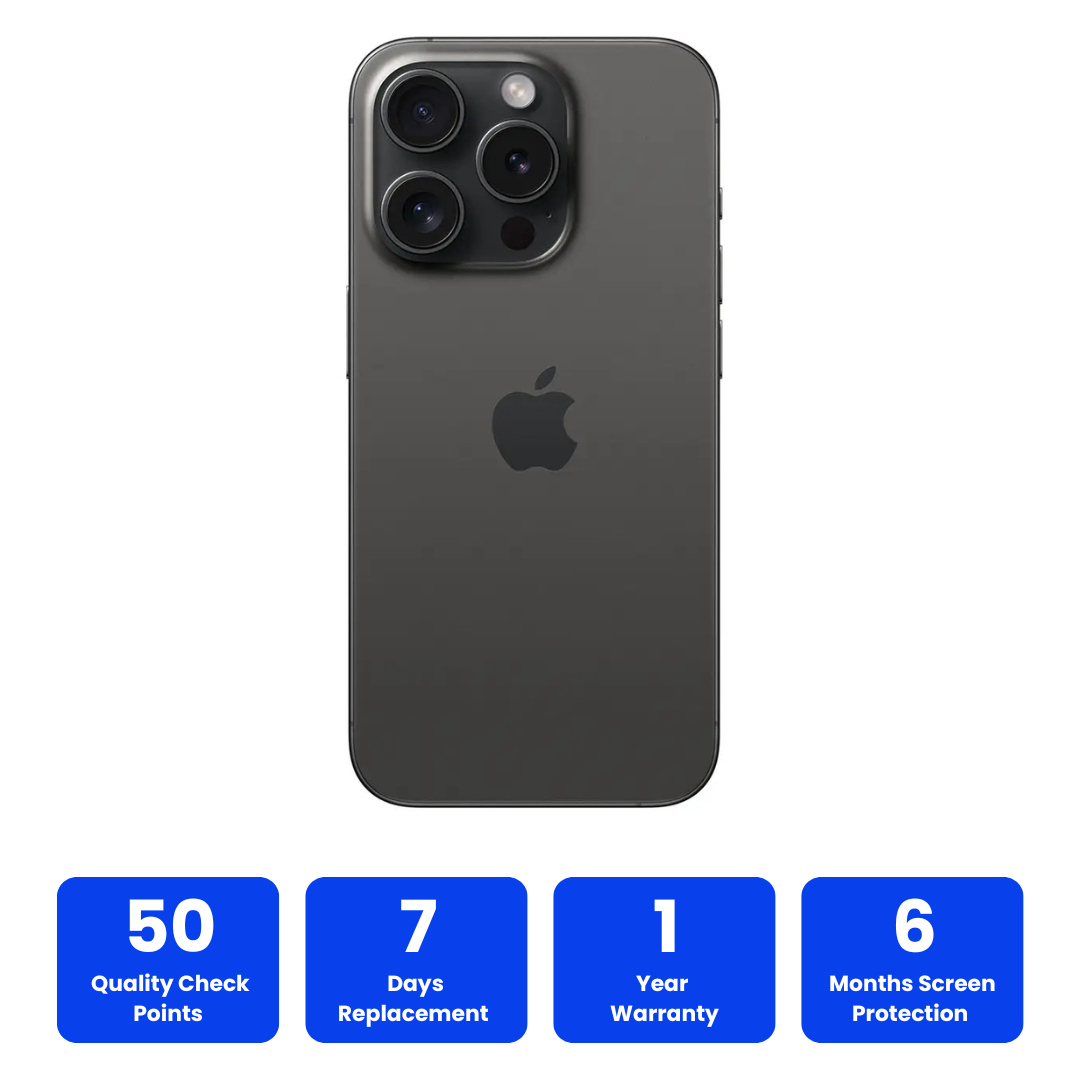 iPhone 15 Pro Max White - 100% Premium Refurbished